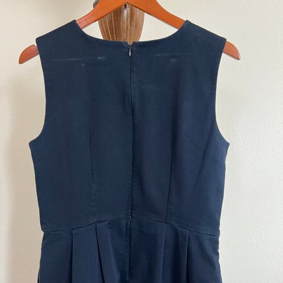 Tommy Hilfiger Size 10 Navy Blue Rhinestone Embellish Sleeveless Crew Neck Dress - Picture 9 of 12